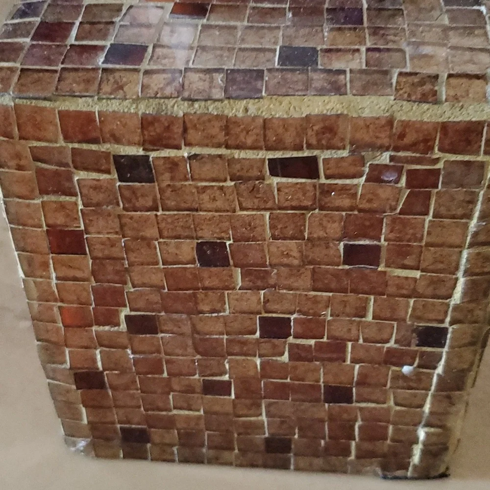 Glass Mosiac Tissue Box